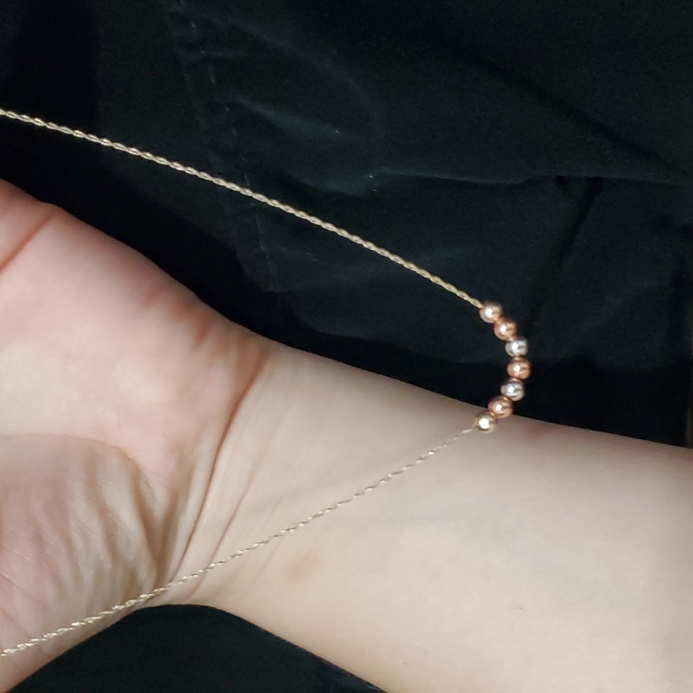 10k Solid Gold 18inch necklace